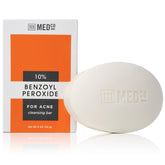 111MedCo ten percent benzoyl peroxide bar packaging showcases fragrance-free acne care.