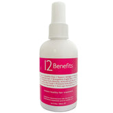 12 Benefits Leave-In Conditioner Spray bottle for instant frizz control and shine.