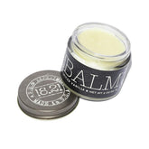 18.21 Man Made beard balm spiced vanilla bottle showing premium moisturizing formula