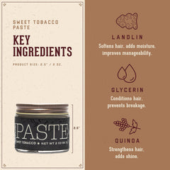 18-21 Man Made hair paste applied to damp or dry hair for shaping.