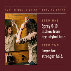 18.21 Man Made finishing mist creates touchable, natural texture without flakes