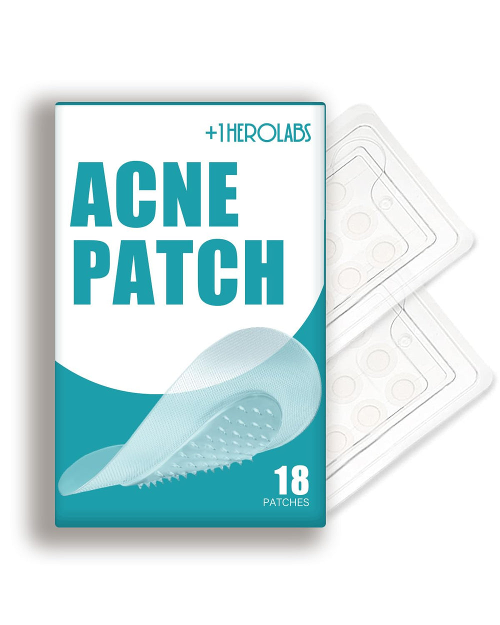 +1HEROLABS Microdart parche acne con microagujas para tratamiento profundo.