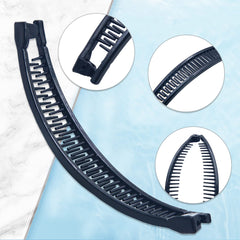 1st Choice banana clip middle-opening design for easy insertion.