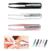 1st Choice Spot On Tweezers with LED light between blades for precise plucking