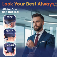 247 Groomed self-cut guide 2pcs enables precise at-home trims.