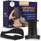 247 Groomed stable neckline template keeps lines straight during at home trims.