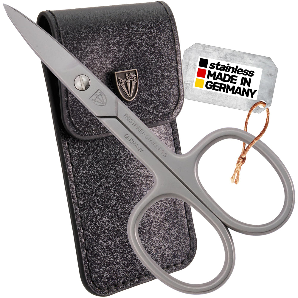 3 Swords Germany curved nail scissors for precise trimming along nail curves.