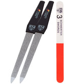 3 Swords Germany sapphire nail file set two pieces for durable at home manicures