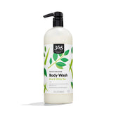 365 by Whole Foods Market body wash bottle pour shows rich moisture for dry skin