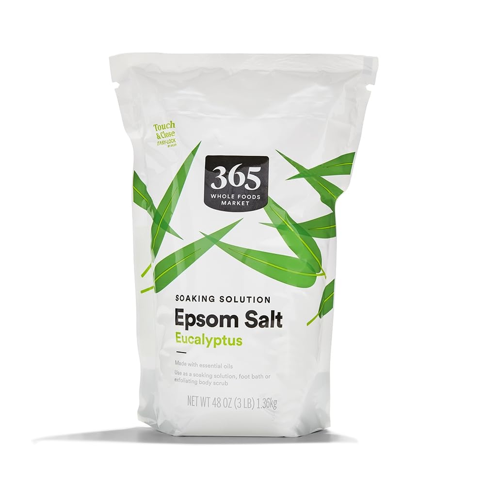 365 by Whole Foods Market Epsom salt bottle pour for a calming, relaxing soak