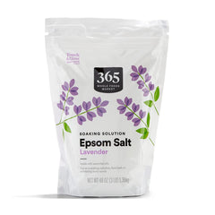 365 by Whole Foods Market, botella de sal Epsom lavanda para baño relajante