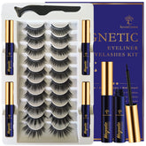 7C SEVENCROWN 3D magnetic eyelash kit packaging showcased for premium presentation