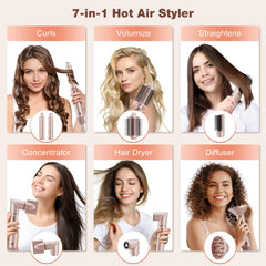 7MAGIC 7-in-1 attachments pack shows versatility for multiple looks and faster styling
