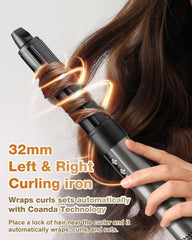 7MAGIC low-heat technology maintains temperature under 248°F for gentle styling.