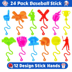 91STICKYHAND: diseños únicos de béisbol para bolsitas y premios