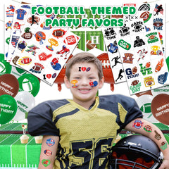 91TATTOOS kids football tattoo designs for creative party favors