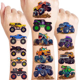 Tatuaje temporal 91TATTOOS Monster Truck en el brazo para diversión al aire libre
