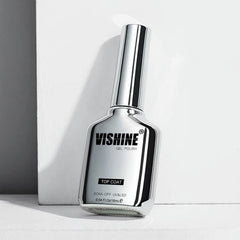 Vishine nails with mirror finish after applying top coat