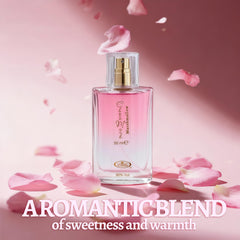 Bottle with amber-vanilla hints evokes dessert-inspired elegance and confidence.