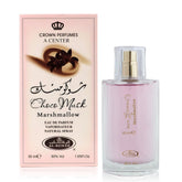 A CENTER Choco Musk Marshmallow bottle on a sleek vanity, ideal for daily wear.