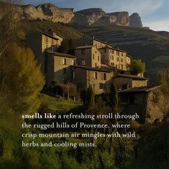 A La Maison label on bottle highlighting natural, skin-friendly ingredients.