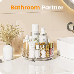 A-LuGei clear makeup storage tray suitable for cosmetics and skincare