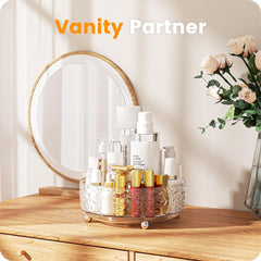 A-LuGei water-ripple clear acrylic organizer for bathroom storage and style