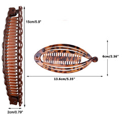 Aaiffey resin banana clip highlights vintage style and durable construction