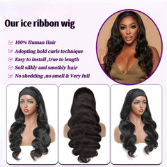 Aailvmey glueless headband wig for easy wear