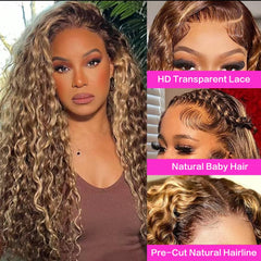 abbildung hd transparent Swiss lace front creates a seamless hairline for daily wear.
