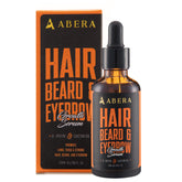 ABERA hair growth serum bottle for natural regrowth support.