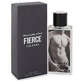 Abercrombie & Fitch Fierce for Men bottle front view, bold woody scent for daily confidence