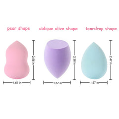 Abgream 15-piece teardrop nude sponge for precise concealer application