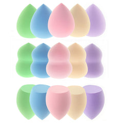 Abgream 15-piece teardrop pink sponge for seamless foundation blending