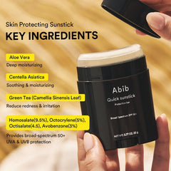 Abib Barra Protección SPF50, textura ligera para aplicar sin grasa.