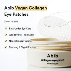 Abib Collagen Patches provide hydration glow to the eye area.