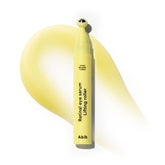 Abib Retinal Eye Serum con aplicador rodillo frío para refrescar el contorno ocular.