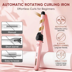 ABNER three-barrel sizes offer customized curls for all lengths.