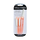 About Face Fold-n-Go Groomers folded compact design for easy storage and travel.