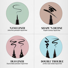 Absolute New York Double Trouble Liner con dos extremos para versatilidad diaria
