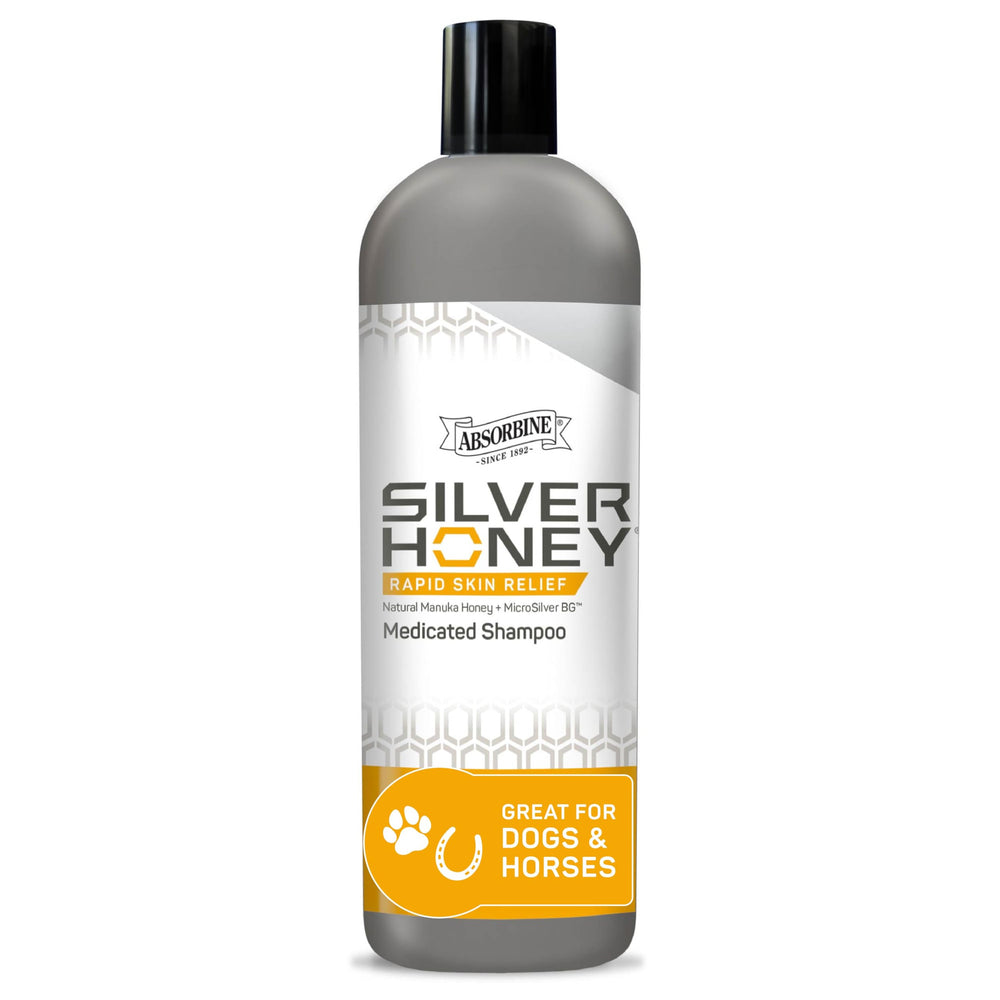 Absorbine Silver Honey Champú Botella: cuidado suave para la piel y limpieza efectiva.