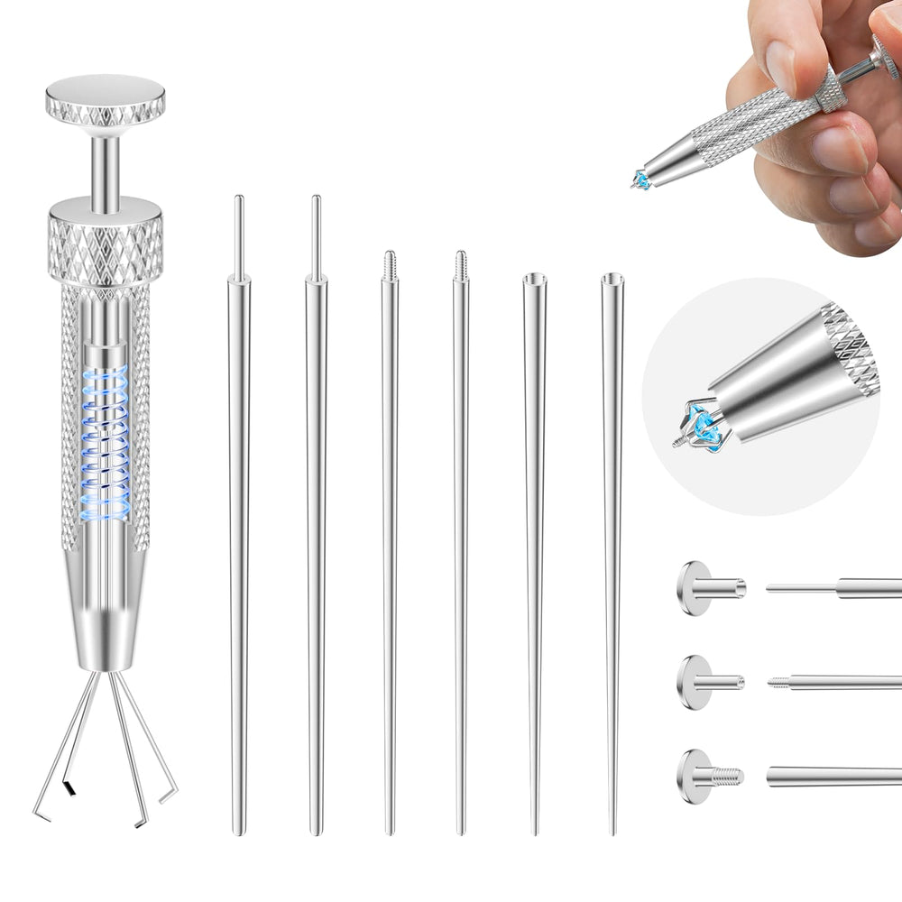 Accirrch grabber anti deslizante mejorado para sujetar aretes con precisión