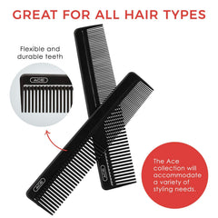 Ace Classic Goody Dressing Hair Comb packaged, ready for gifting or retail display