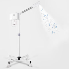 AceFox professional facial steamer on a stand for convenient at-home spa sessions.