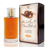 A CENTER Choco Musk bottle front view for versatile unisex wear.