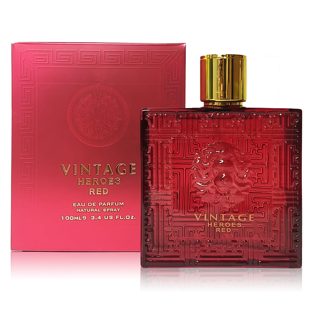 ACENTER Vintage Heroes Red bottle pour for daily confidence and style