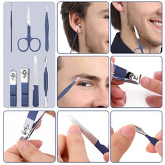 Aceoce stainless steel manicure tools close-up highlighting sharp precision and durability