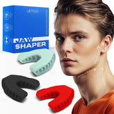 Ejercitador de mandíbula Achilles Fitness azul para definir la línea mandibular.