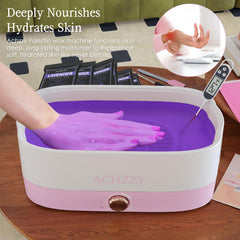 Achzzy lavender scent aroma enhances a calming paraffin session.