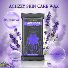 Achzzy paraffin bath with hands dipping for a relaxing moisturizing treatment.